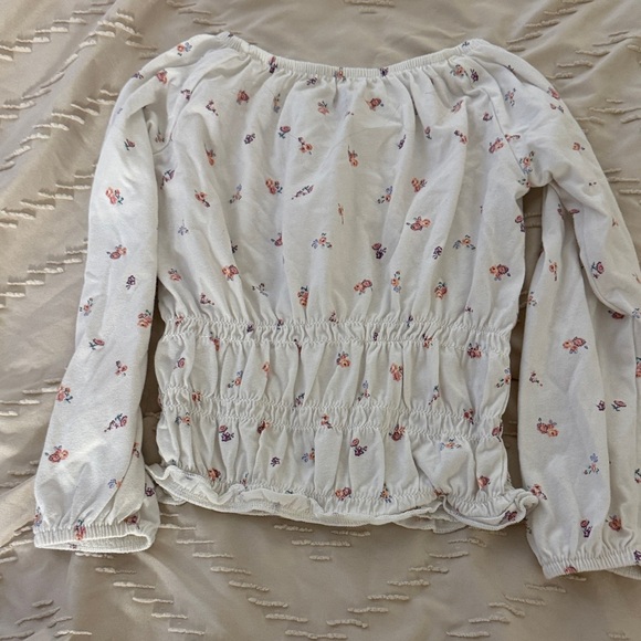 Floral White Girl’s Top - Picture 5 of 5